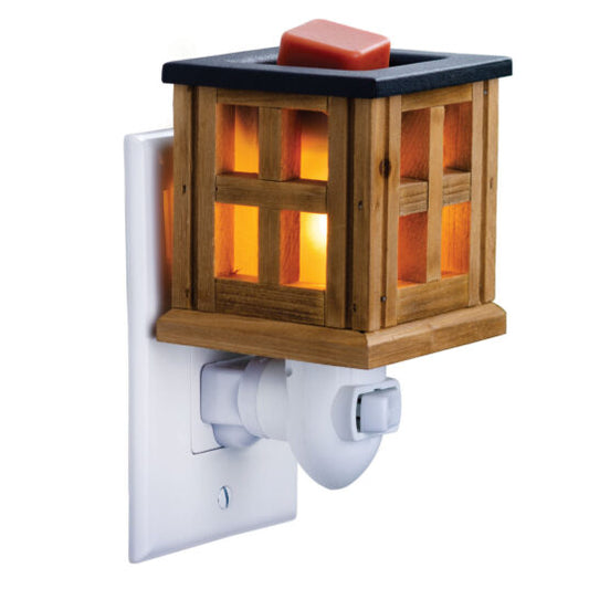 Wood Lantern Pluggable